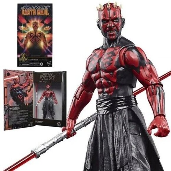 STAR WARS: The Black Series- Darth Maul (Sith Apprentice) 6" Action Figure - Picture 1 of 11
